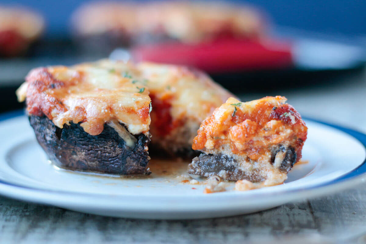 Easy Keto Lasagna Stuffed Portobellos