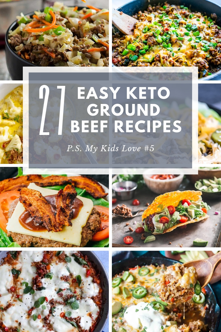 27 Easy Keto Ground Beef Recipes (My kids LOVE #5)