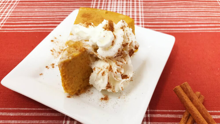 Crustless Keto Pumpkin Pie