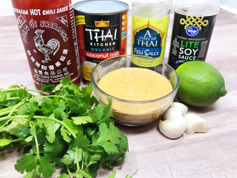 Keto Chicken Satay Dipping Sauce Ingredients