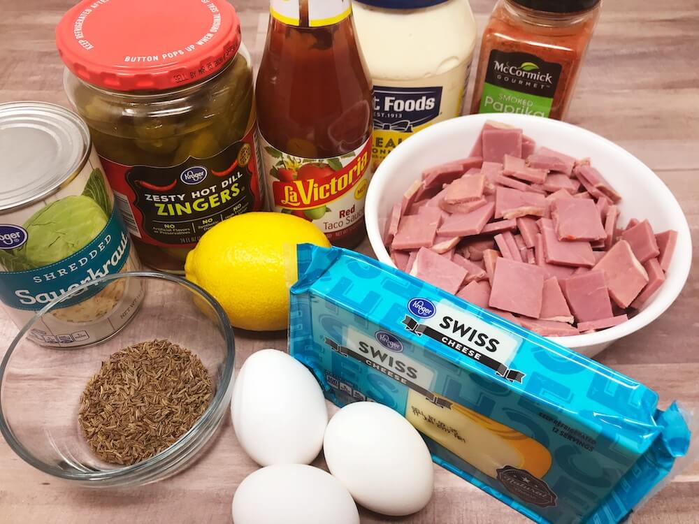 Keto Reuben Casserole Ingredients