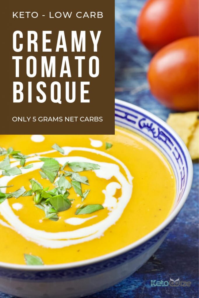 Creamy Keto LowCarb Tomato Bisque Recipe Ketowize