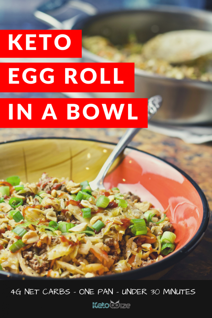 Keto Egg Roll In A Bowl Recipe Easy Weeknight Dinner Ketowize