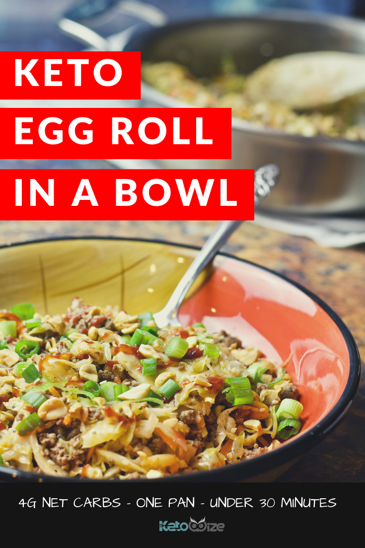 Keto Egg Roll In A Bowl Recipe - Easy Weeknight Dinner - Ketowize