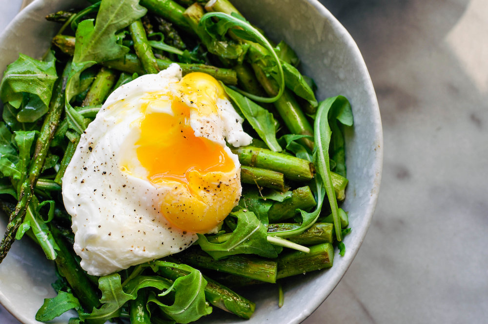 Arugula, Asparagus & A Poached Egg