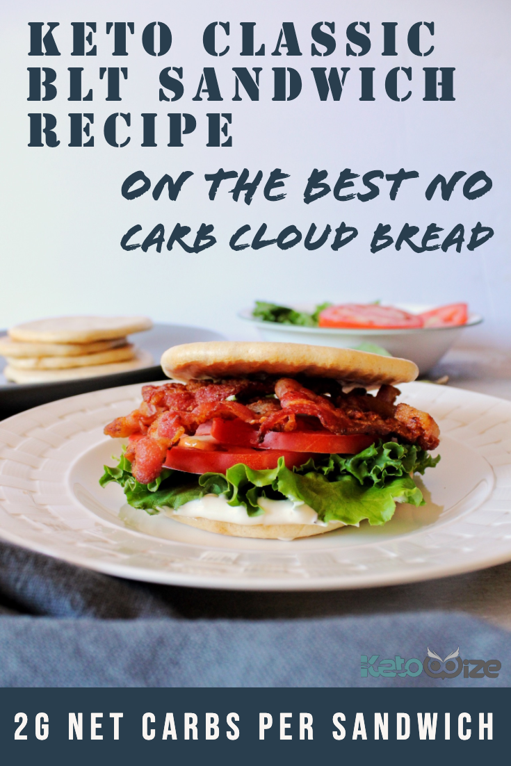 Keto BLT Sandwich Recipe On The Best No Carb Cloud Bread