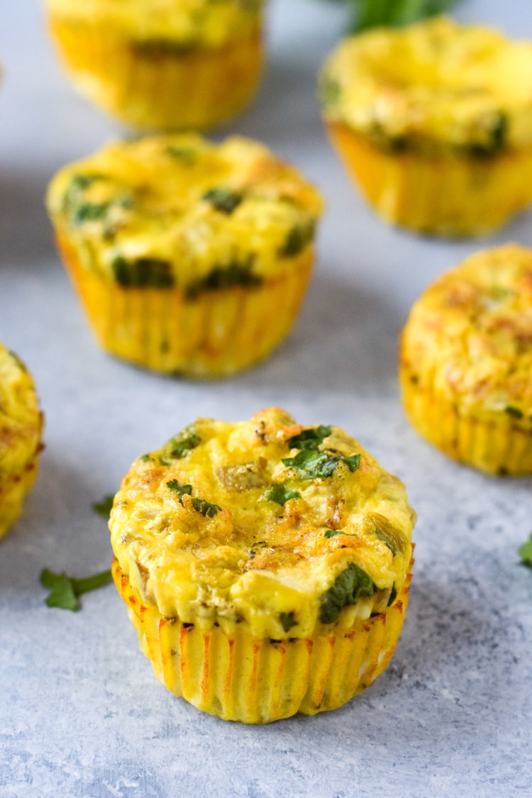 Chicken And Green Chile Egg Muffins