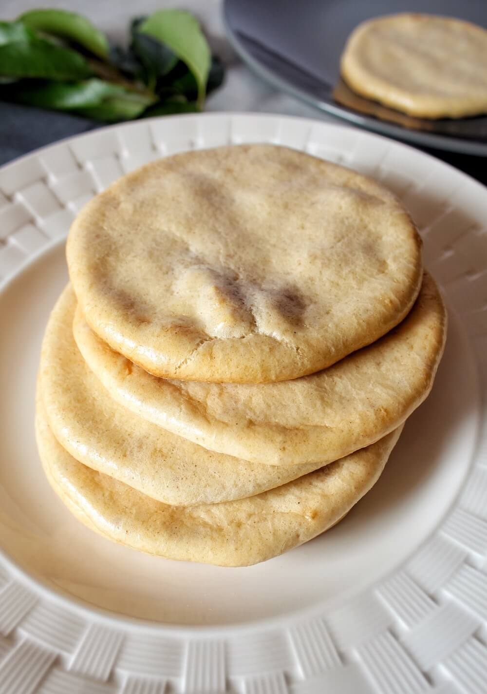 Keto Cloud Bread Recipe - Finished Cloud Bread On Plate