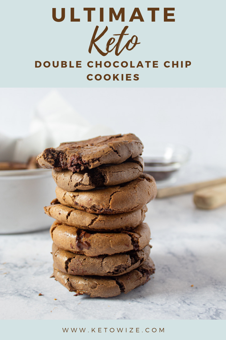 Ultimate Keto Double Chocolate Chip Cookies Will Blow Your Mind