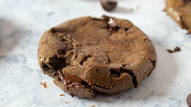 Keto Double Chocolate Chip Cookie Recipe Featured Image