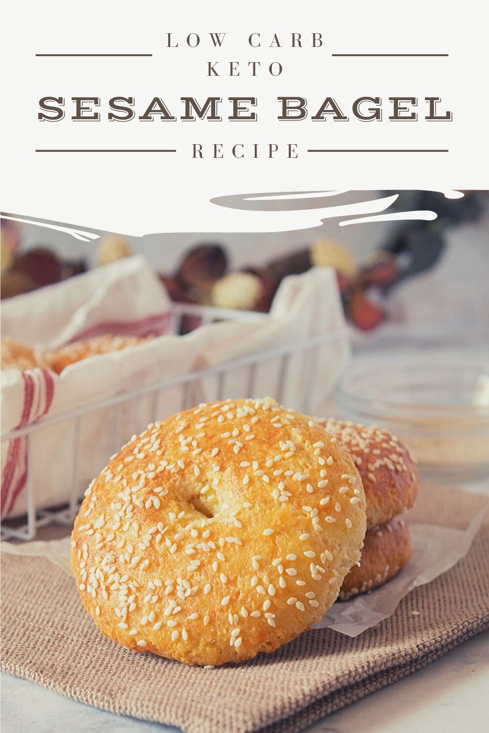 The Best Low Carb Keto Sesame Bagel Recipe With Almond Flour