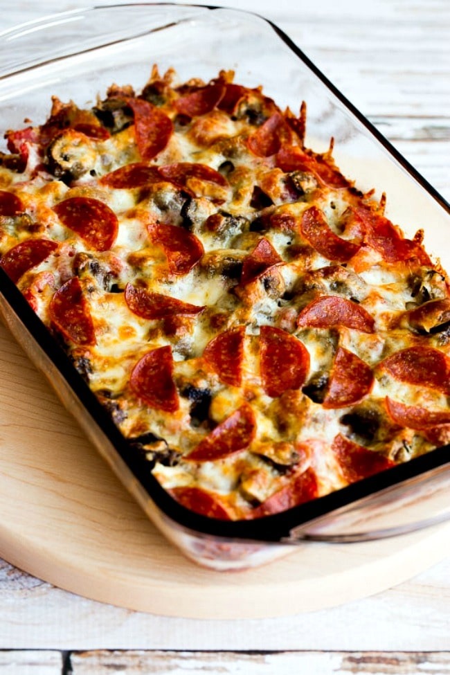 Low-Carb Deconstructed Pizza Casserole - Easy Keto Dinner Recipe