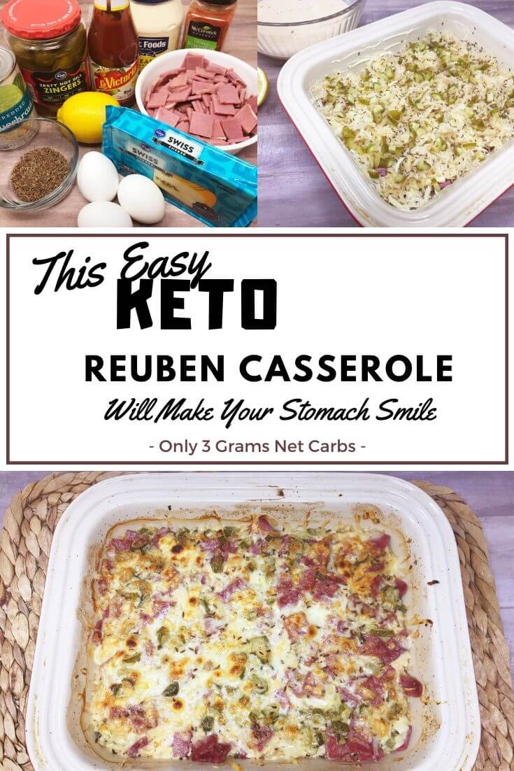 Keto Reuben Casserole easy Keto recipe - Perfect for weeknight dinners.
