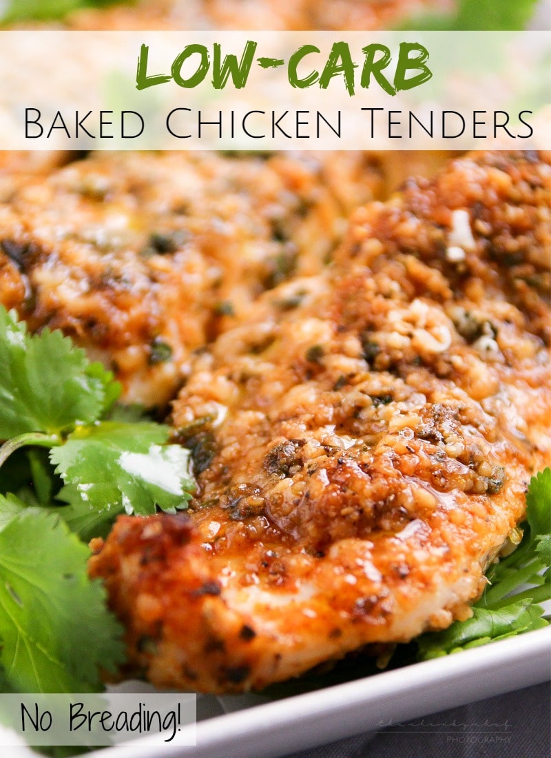 Low Carb Baked Chicken Tenders Easy Keto Recipe