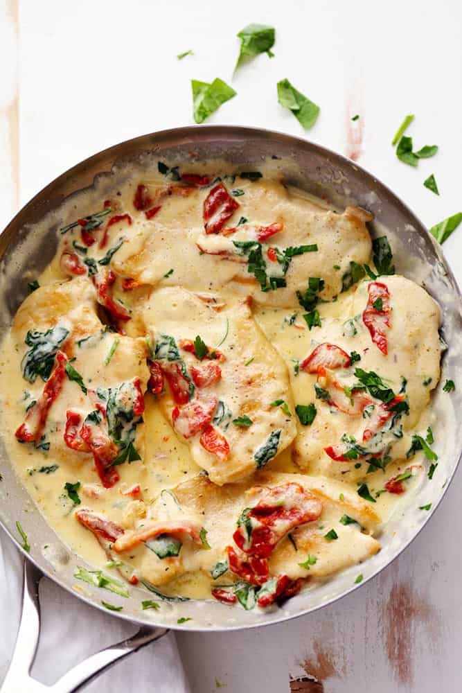 Creamy Tuscan Garlic Chicken - Easy Keto Recipes
